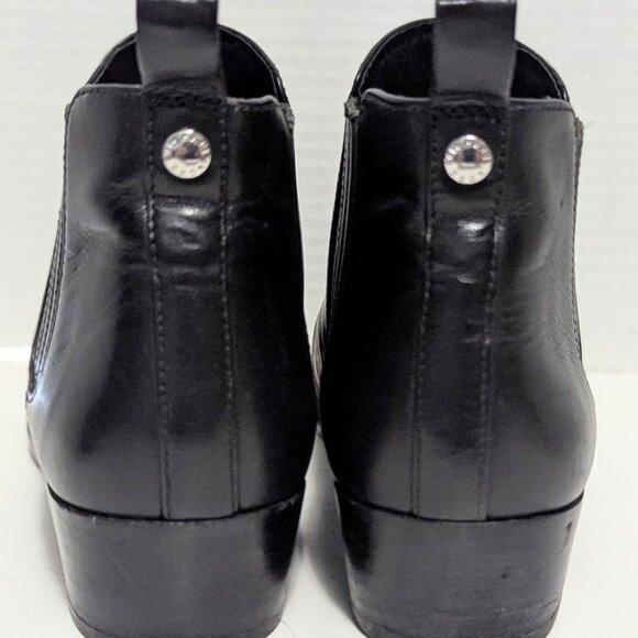 Michael Kors Statement/Chunky Black ankle boot/bootie size 6M - Picture 3 of 6